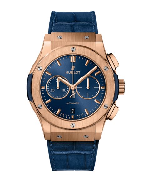 Hublot Classic Fusion Chronograph King Gold Blue Men's 